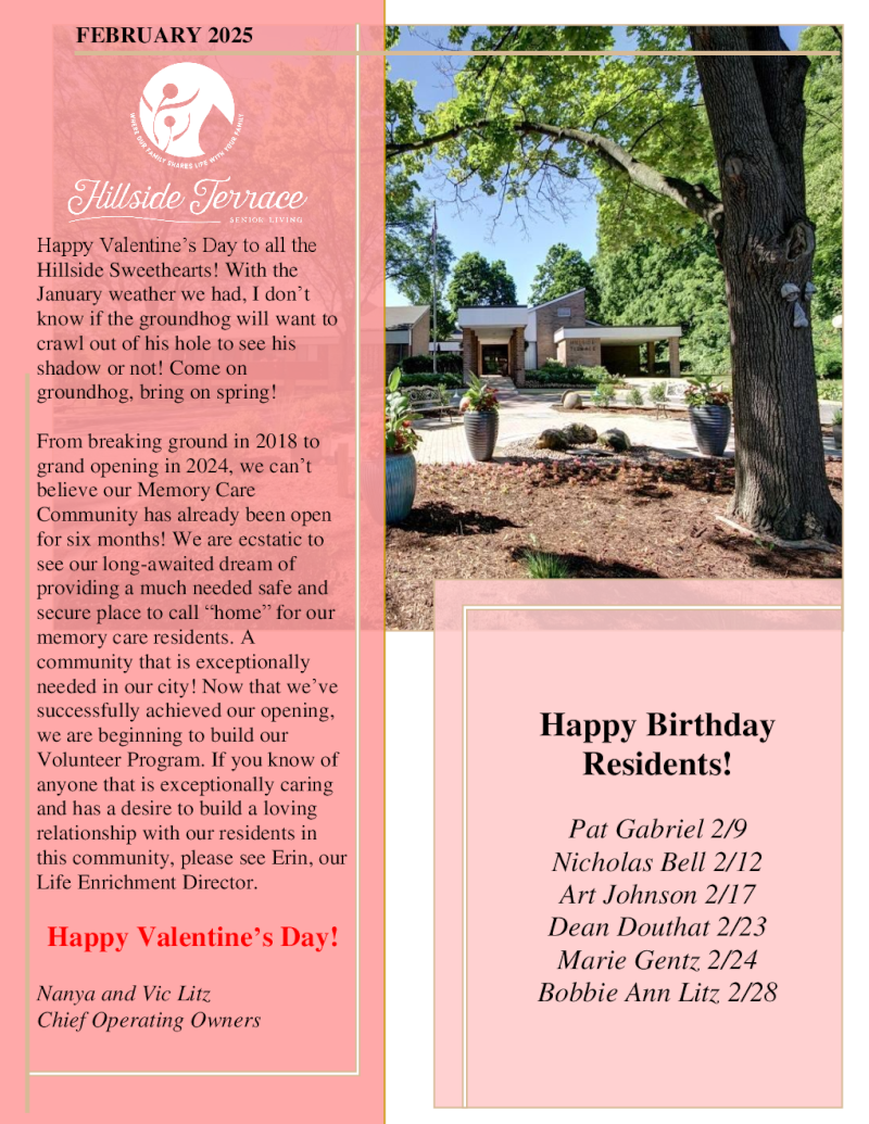 February 2025 Newsletter